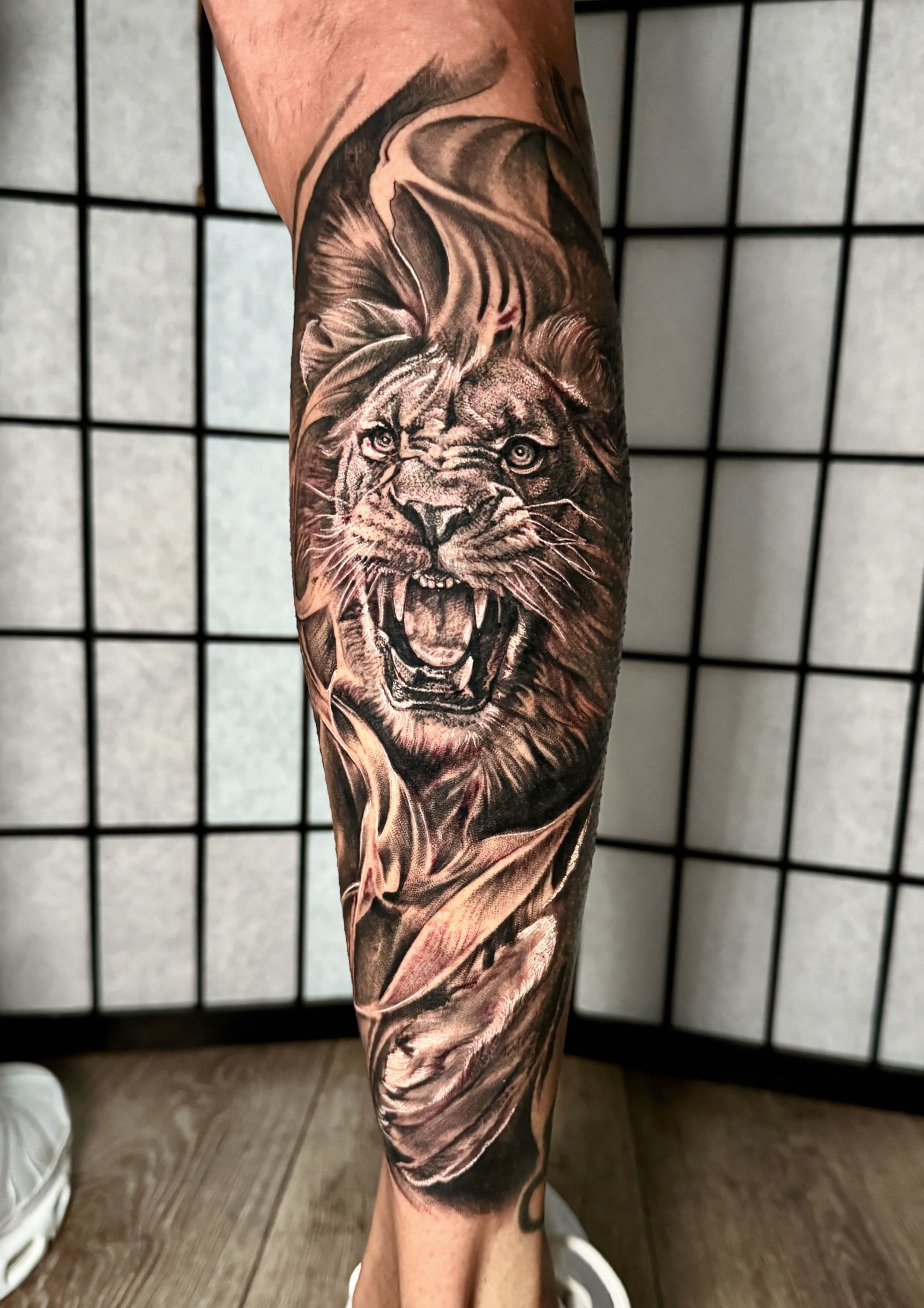 Leone realistico